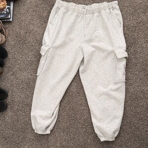 Abercrombie & Fitch Heather Gray Joggers